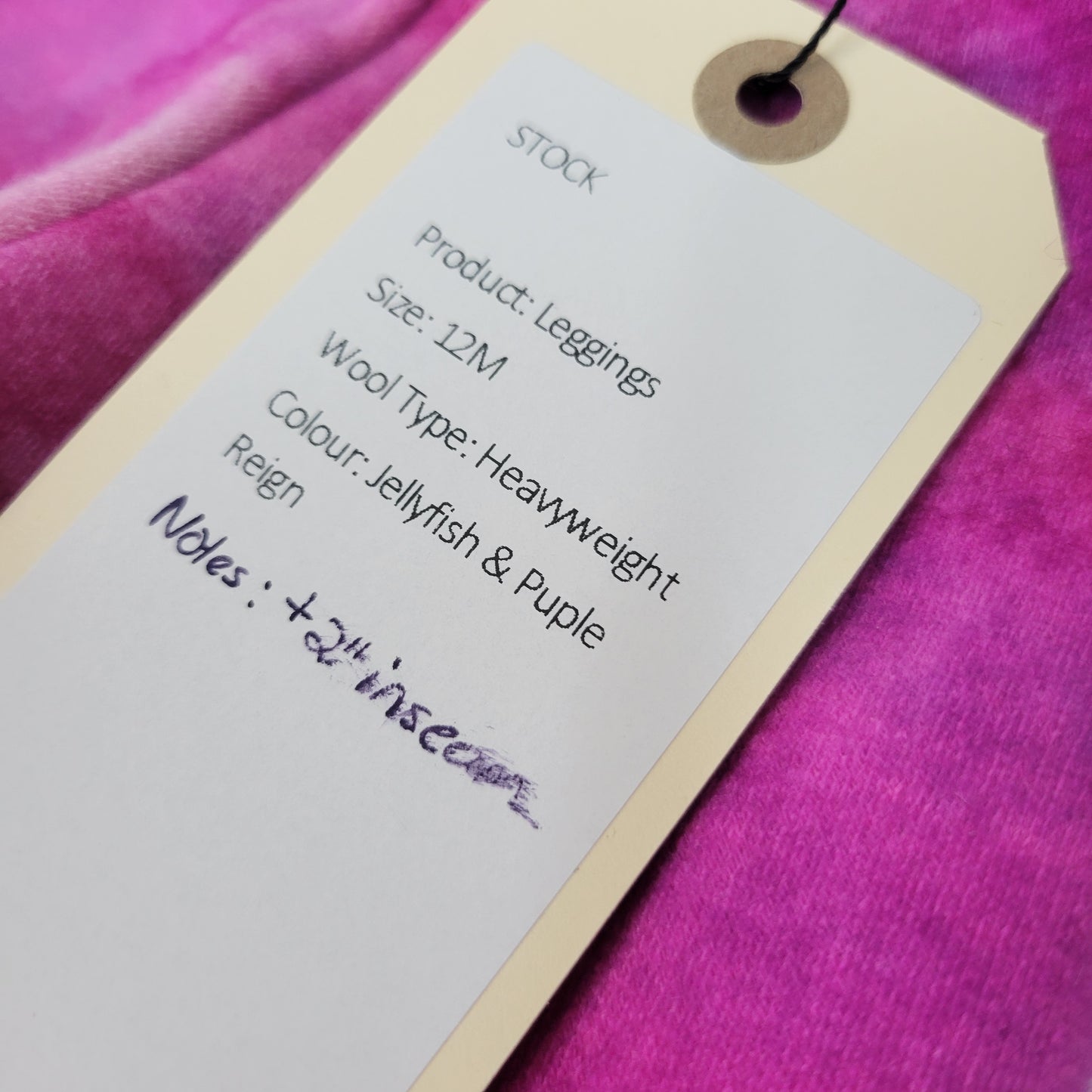 Leggings Long Inseam 12M Jellyfish & Purple Reign