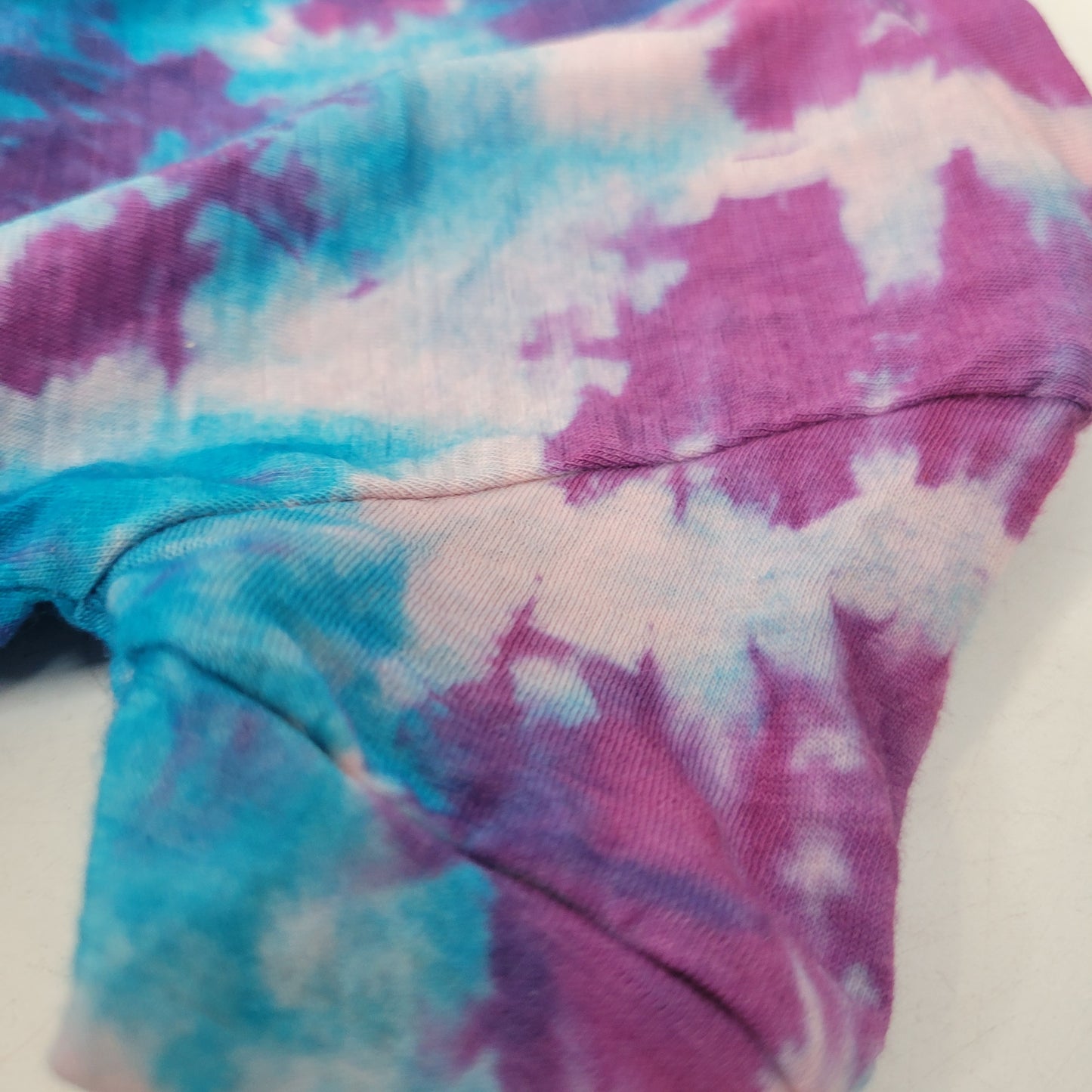 Raglan Tee Baby 6M Jersey Pink/Teal Tie Dye