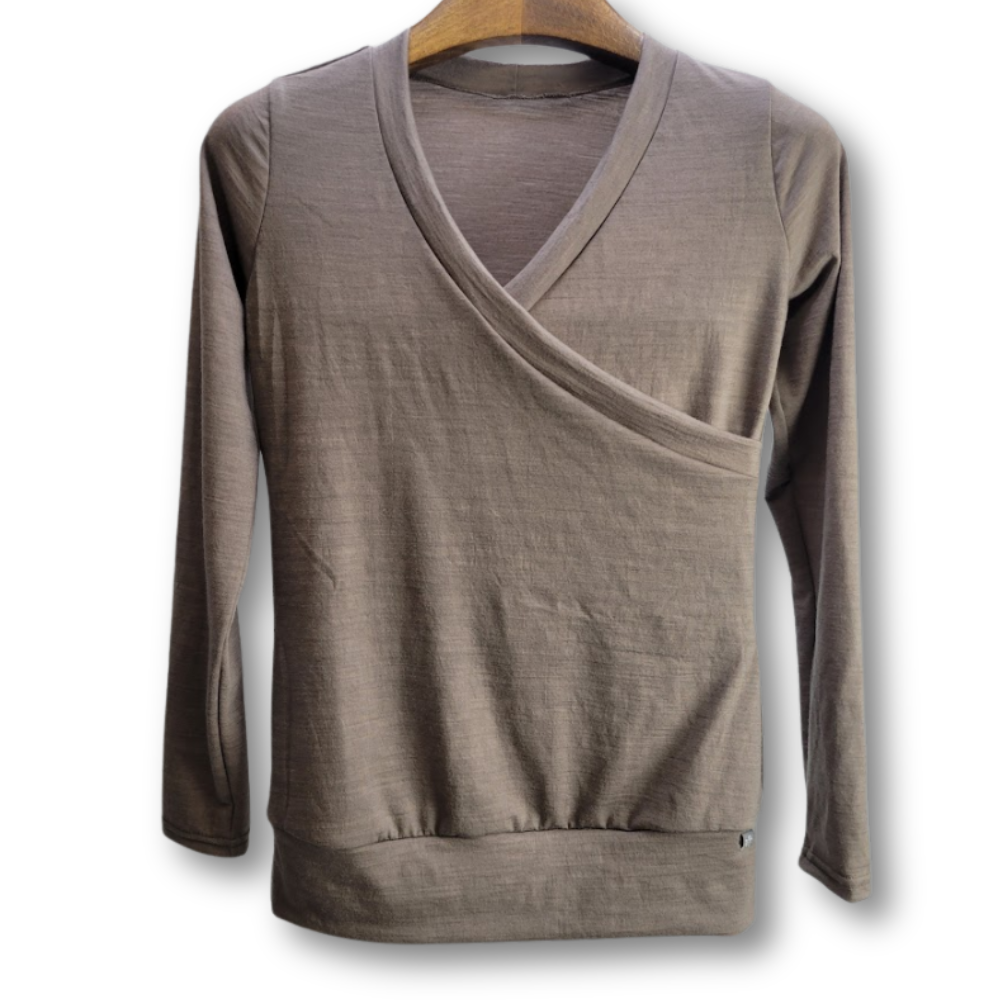Banded Cross Front Top