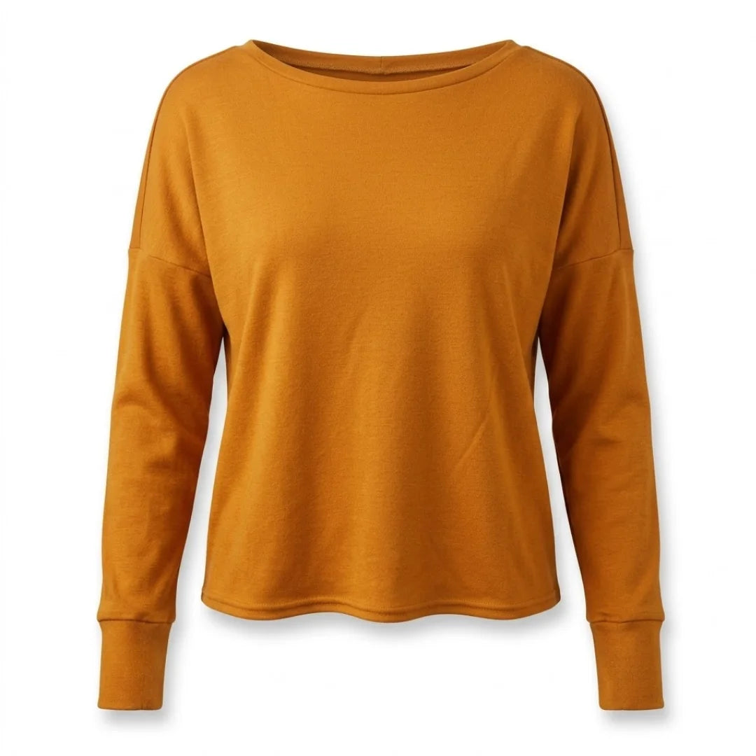 Slouchy Cropped Top