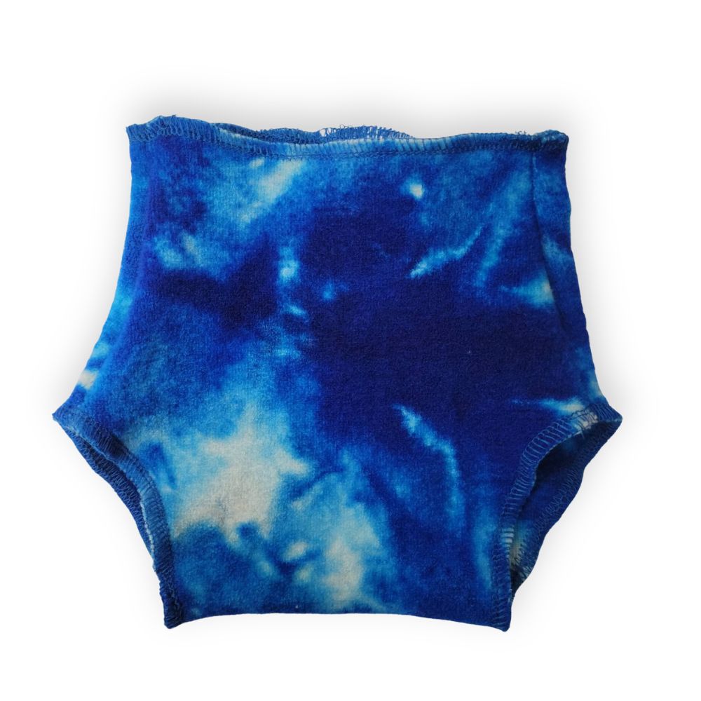 Full Coverage Doubler XS Brushed Knit Blue Tie Dye