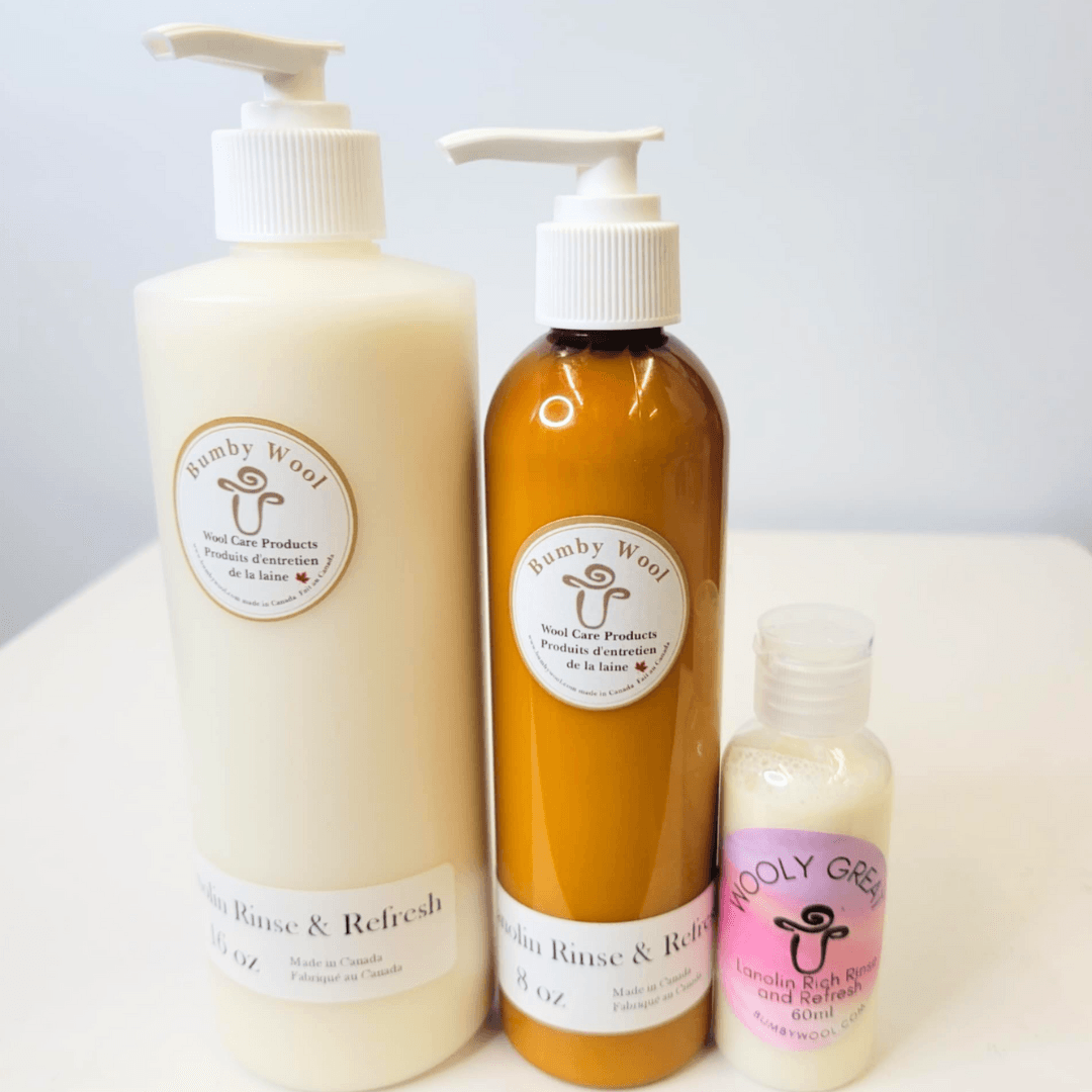 Lanolin Rich Rinse & Refresh — Wool Conditioning Rinse