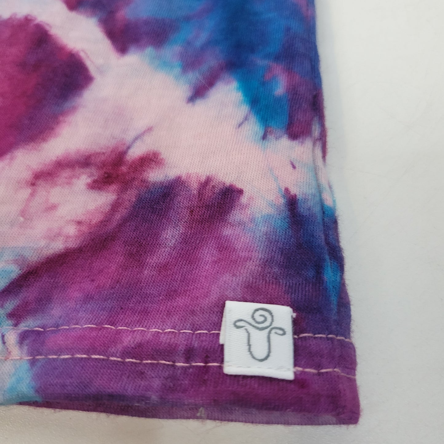 Raglan Tee Baby 6M Jersey Pink/Teal Tie Dye