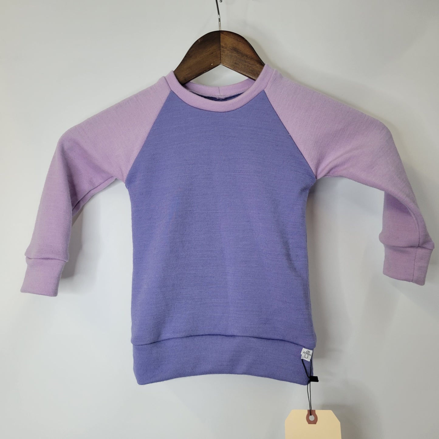 Long Sleeve 2T Dreamweight Lilac Whisper and Sweet Pea