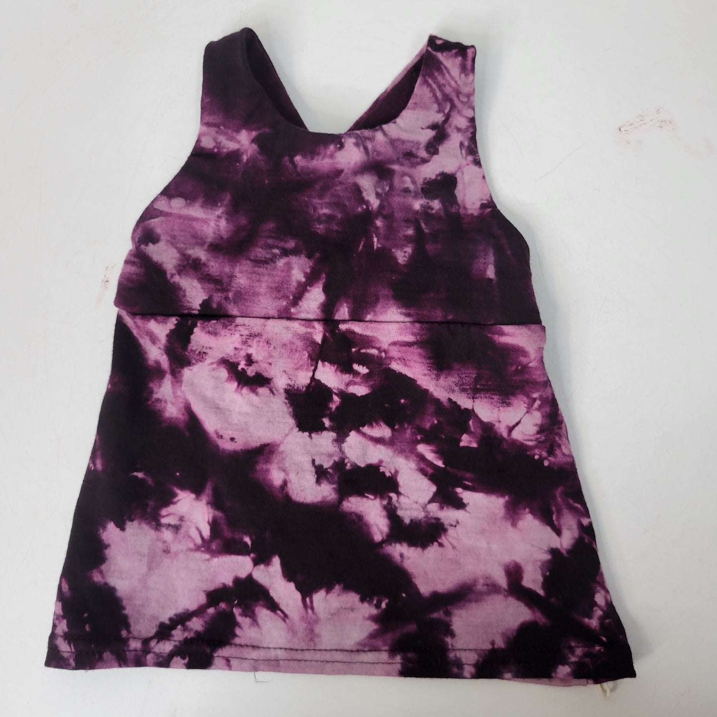 Pinafore Peplum 18M Jersey Cherry Bomb & Burgundy