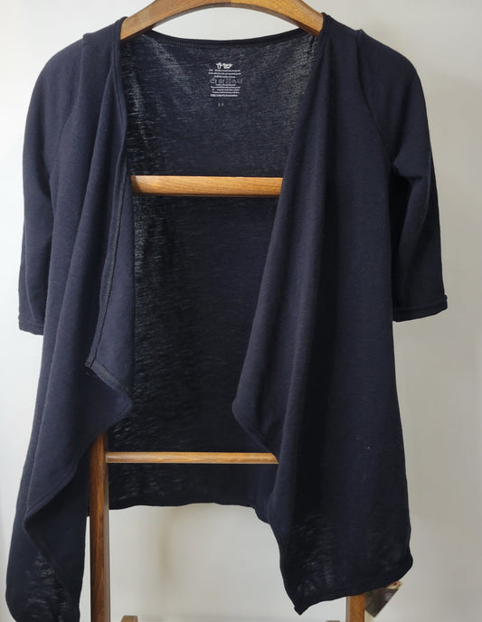 Cascade Cardigan Small Navy