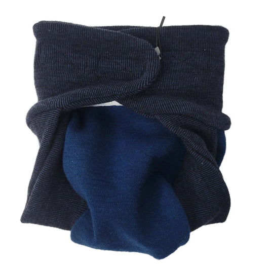 Abrazo Medium Blue Apatite & Striped Navy