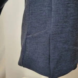 Zippered Asymmetrical Cascade Cardigan