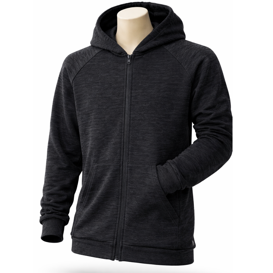 Men's Zippered Hoodie