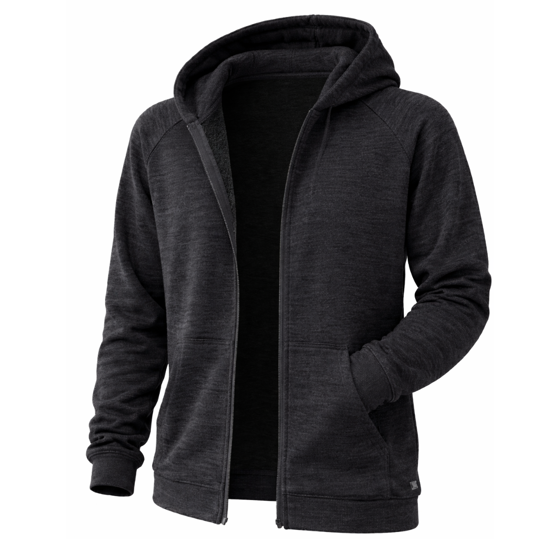 Men's Zippered Hoodie