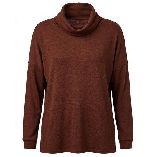 Parte superior con cuello vuelto extragrande