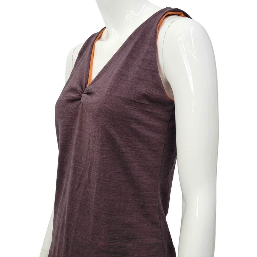 2 Layer Reversible V-neck Tank