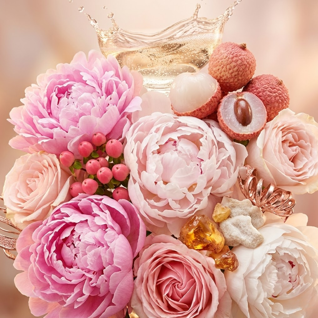 Rose Gold Peony