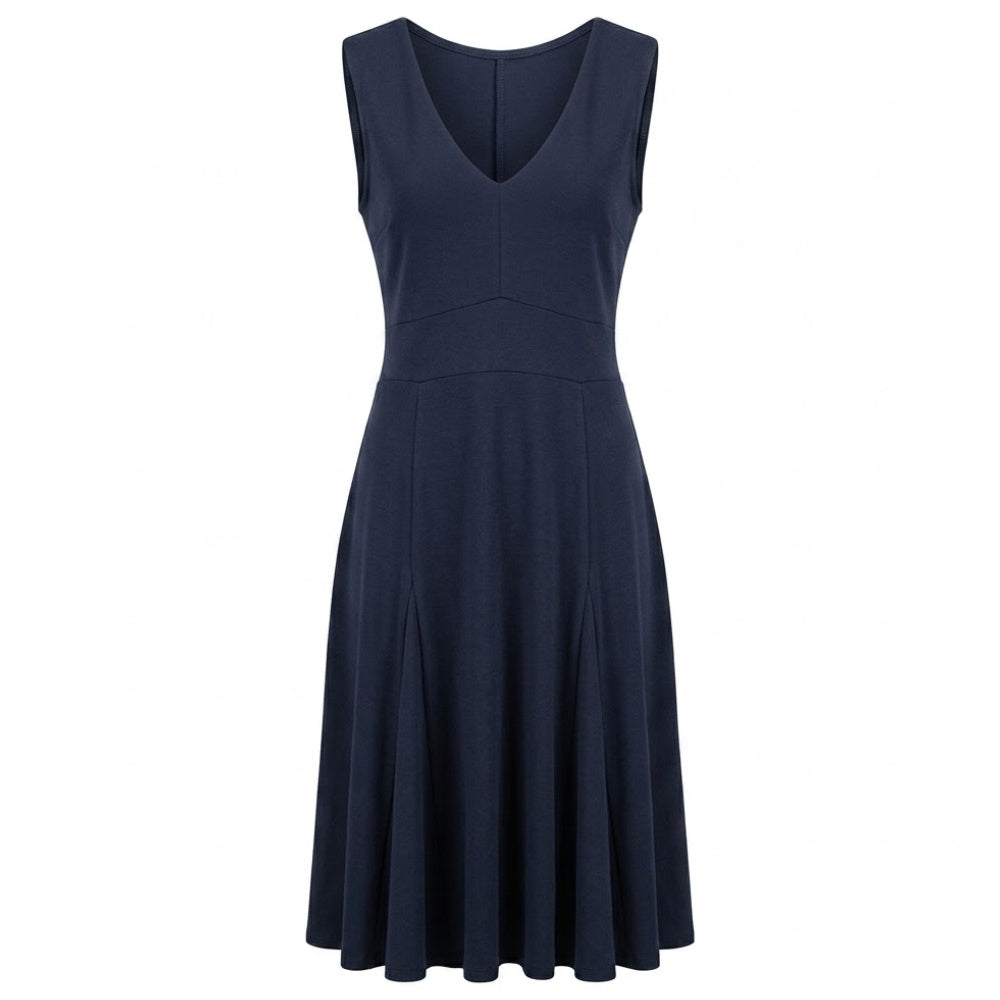 Sleeveless Godet Dress