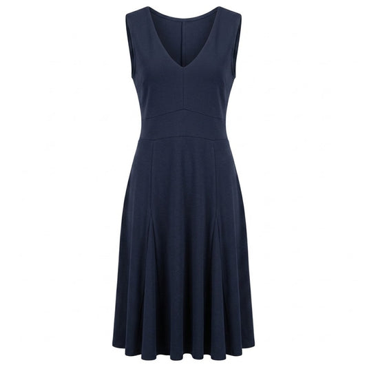 Sleeveless Godet Dress