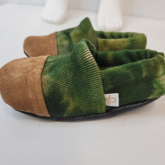 Leather scrap bags for slippers and more