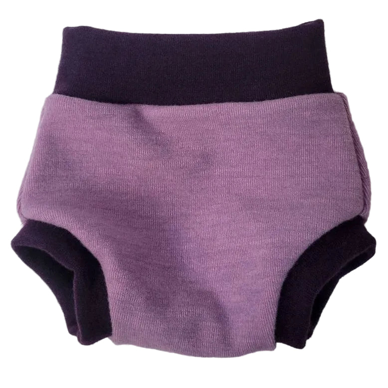 Traditional Striped Lilac & Striped Velvet Plum