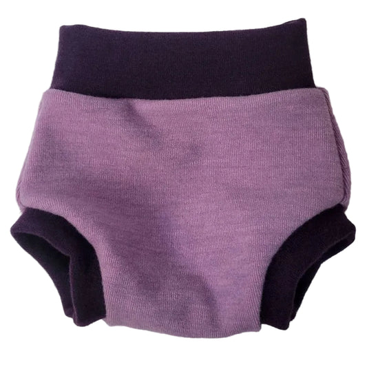 Traditional Striped Lilac & Striped Velvet Plum