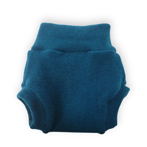 Traditional Small Brushed Knit Blue Dart