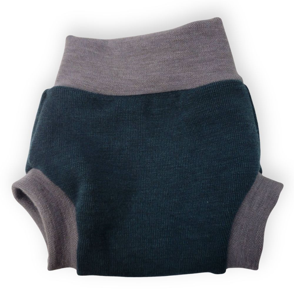 Traditional S HW Striped Deep Water & Melange Charcoal