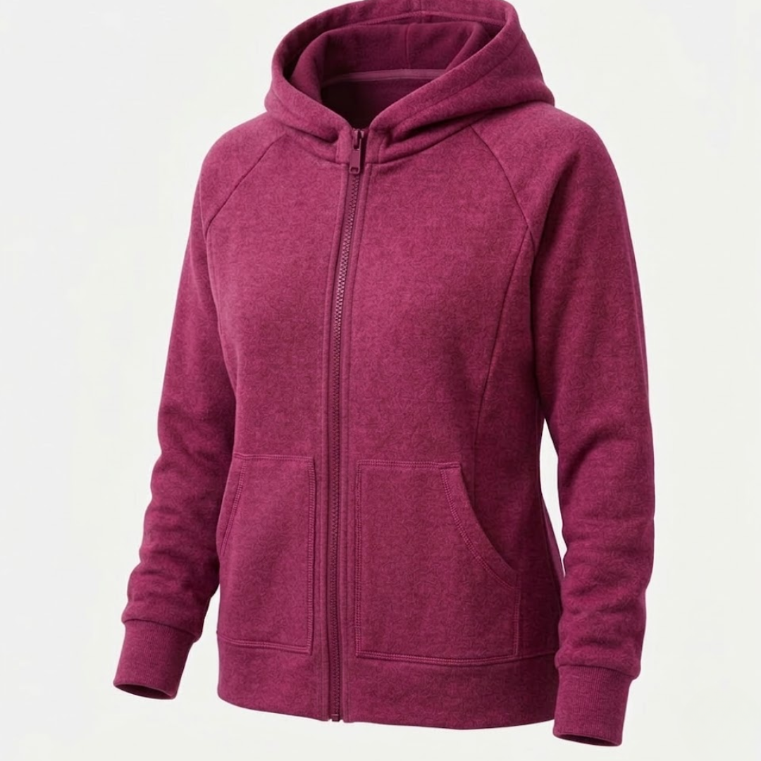 Sudadera con capucha con cremallera