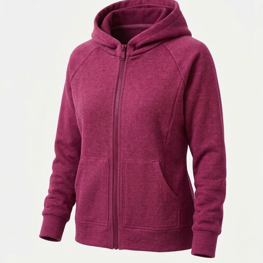 Sudadera con capucha con cremallera