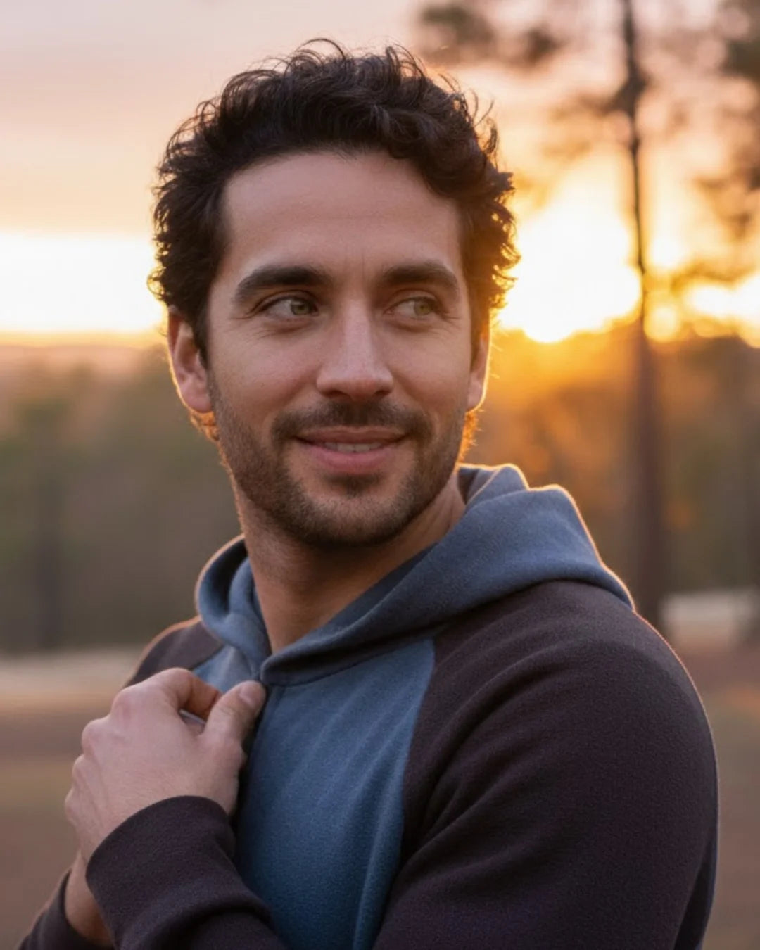 Men's Zippered Hoodie