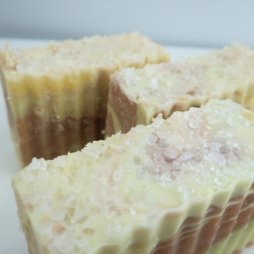 Strawberry lime soap