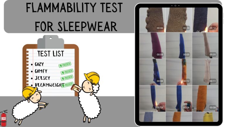 flammability test for Sleepwear 1