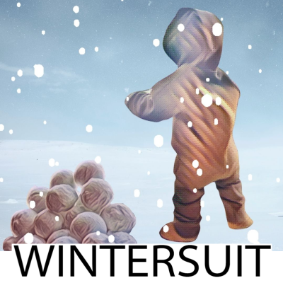 Wintersuit and snowballs